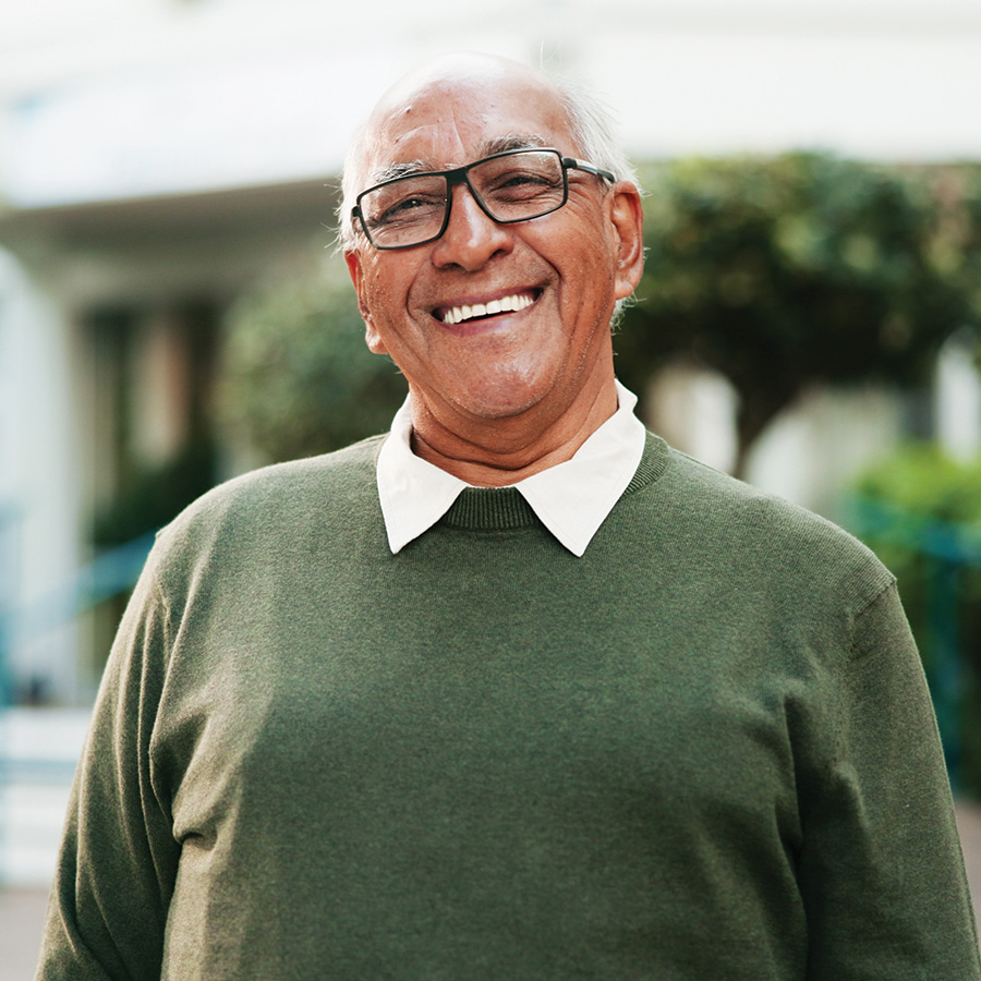 portrait smile and senior man outdoor by nursing 2026 01 09 09 25 45 utc
